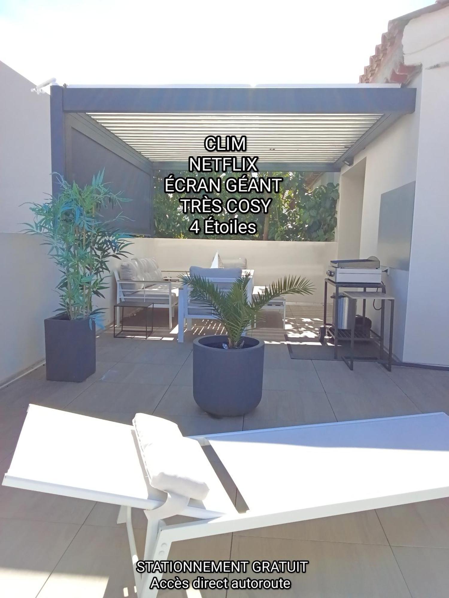 36 2 L'Air Marin Maison Duplex Grande Terrasse Нарбонн Екстер'єр фото